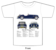 Morgan Plus 8 1968-2004 T-shirt Front